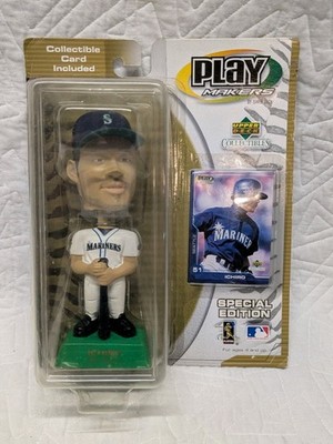 2001 MLB Edition Upper Deck Ichiro Play Makers Bobble-Head with Collectible Card