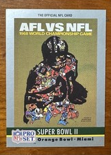 Super Bowl II 1990 Pro Set #2