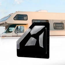 RVGUARD RV Skylight Replacement, 11" x 24" Outer Dimension Black 