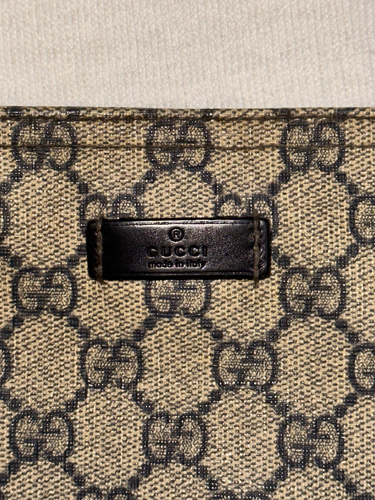 Tracolla uomo Gucci GG Beige