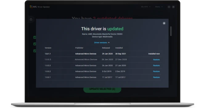 AVG Driver Updater 2025 3 Windows PC Devices 1 Year (5 Minute Delivery) - Image 4 of 4