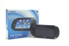 Sony PS Vita 1000 Black Console Handheld System with Charger Boxed