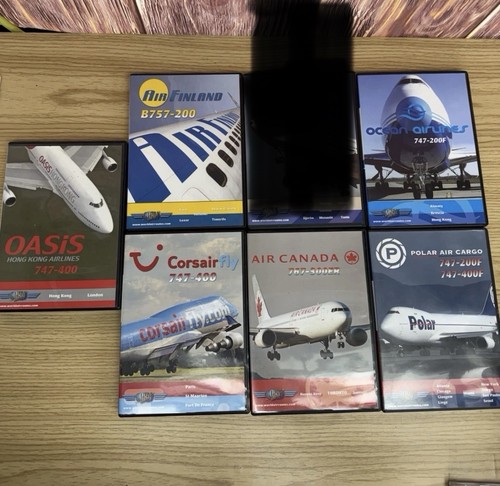 Airplane Flight DVD Lot 6 Airline Flights | eBay