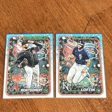 Topps Holiday 2023 Rookie Lot Jordan Montgomery Nick Loftin 2 Cards