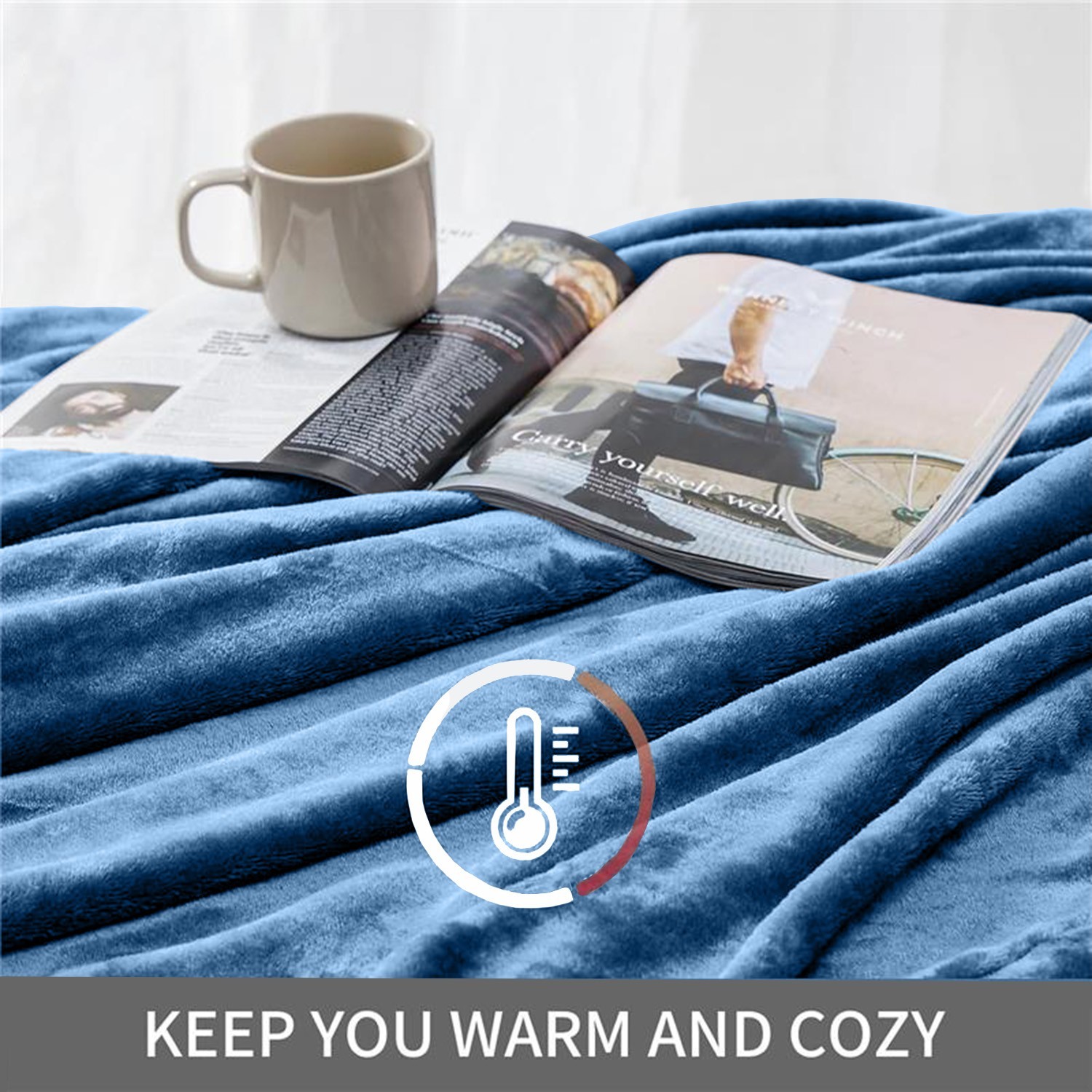 Extra Large Fleece Blanket Throw Soft Versatile Blanket for Sofa Bed Couch Queen