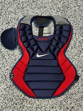 Protector de pecho para receptor Nike Pro Gold Precision rojo/azul 17” pulgadas