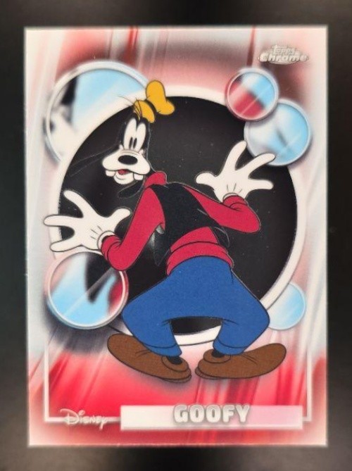 2026 Topps Chrome Disney Goofy #52 Mickey & Friends
