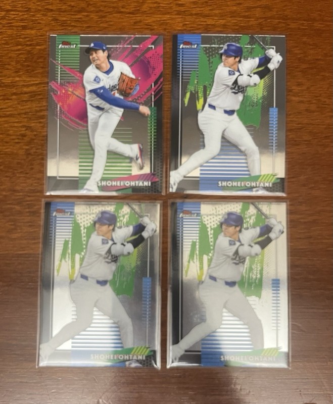 2026 Topps Finest Shohei Ohtani Rare And Common 4 Card Lot!