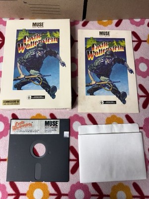 Castle Wolfenstein  1981  Muse software  Commodore 64 Computer Game With Manual