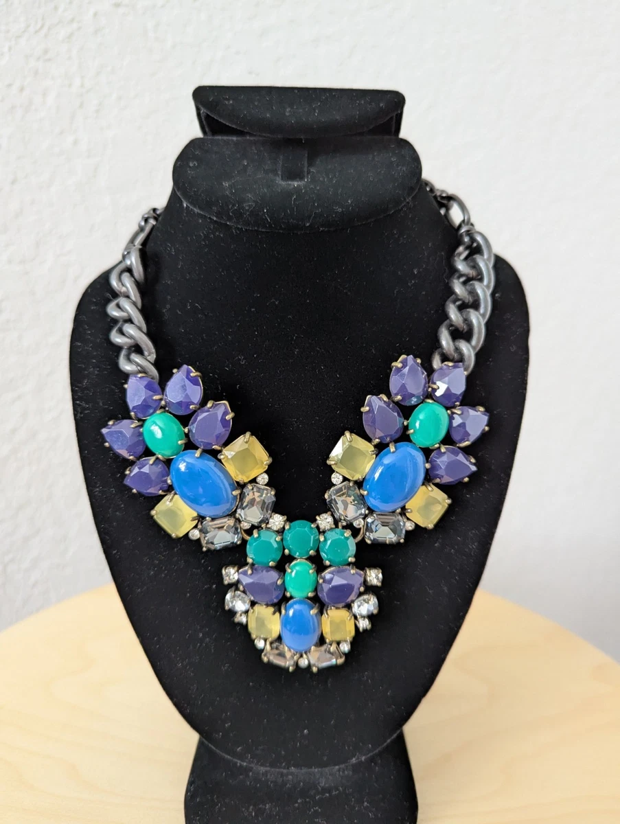 COOLSTEELANDBEYOND Turchese Perline Statement Collana Girocollo Choker Collana con Perlina Charms