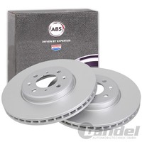 2X A.B.S. Bremsscheiben 282Mm Vorne Passend FüR MG MG
