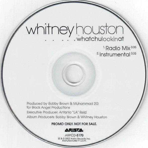 Whitney Houston – Whatchulookinat (CD, Arista ARPCD-5170)