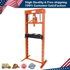 12 Ton Hydraulic Shop Press H-frame Adjustable Height Movable Plates For Garage 12 Ton Hydraulic Shop Press H-frame Adjustable Height Movable Plates For Garage