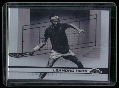 Leandro Riedi 2024 Topps Chrome Tennis #199 Negative Refractor SP