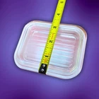 Vintage Pyrex Coral/pink Refrigerator Dish W/ Clear Glass Lid (#1080)