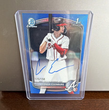 2025 Bowman Draft Chrome Prospect Auto Conor Essenburg Braves Blue CPA-CE /150