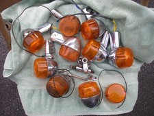 7 Harley Davidson Genuine Yankee 1030 Shovelhead Turn Signal Housings 2 Unknown