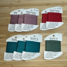 Rainbow Gallery Thread Linen & Matte 18- Lot Of 9