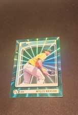 2024 Panini Donruss - Rated Prospects Myles Naylor #196 Green Laser (RC)