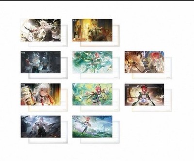 Wuthering Waves WUWA Resonator Themed Illustrated Postcard Set - Version B