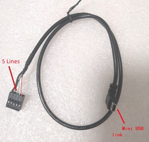 For Corsair H80i V2/H100i V2/H105/H110/H115i H80i H100i H110i GT USB Cable - Photo 11/16