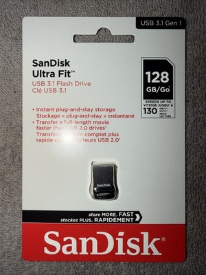 SanDisk Ultra Fit 128GB USB 3.1 Flash Drive
