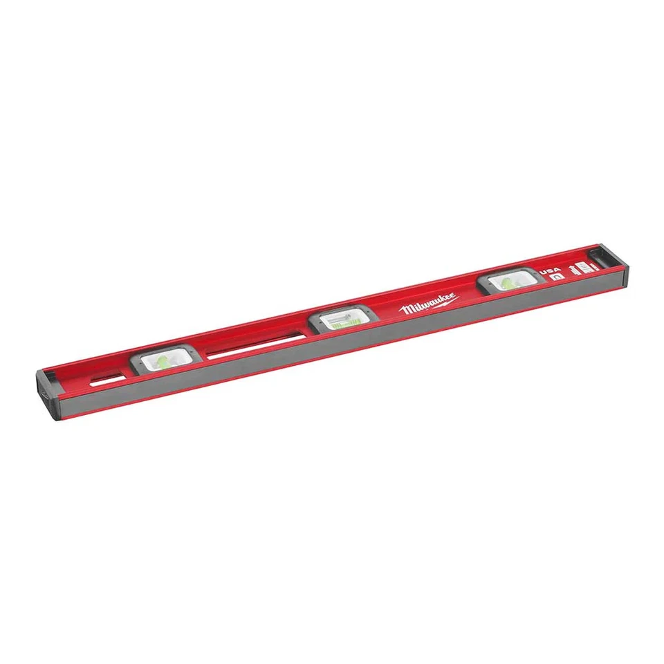 Milwaukee MLIBM24 24" Heavy Duty Frame All Metal Magnetic I-Beam Level - Image 2 of 4