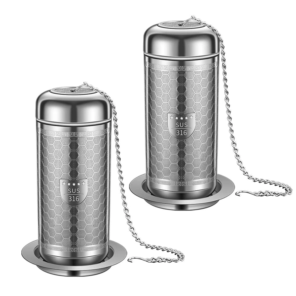 2 Pack Tea Infuser with Drip Tray, Extra Fine Mesh Tea Infusers for Loose Tea...
Opens in a new wind