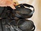 Vionic Women’s Black Strappy Sandals Hook & Loop Studded Adjustable Comfort 8 — photo 2
