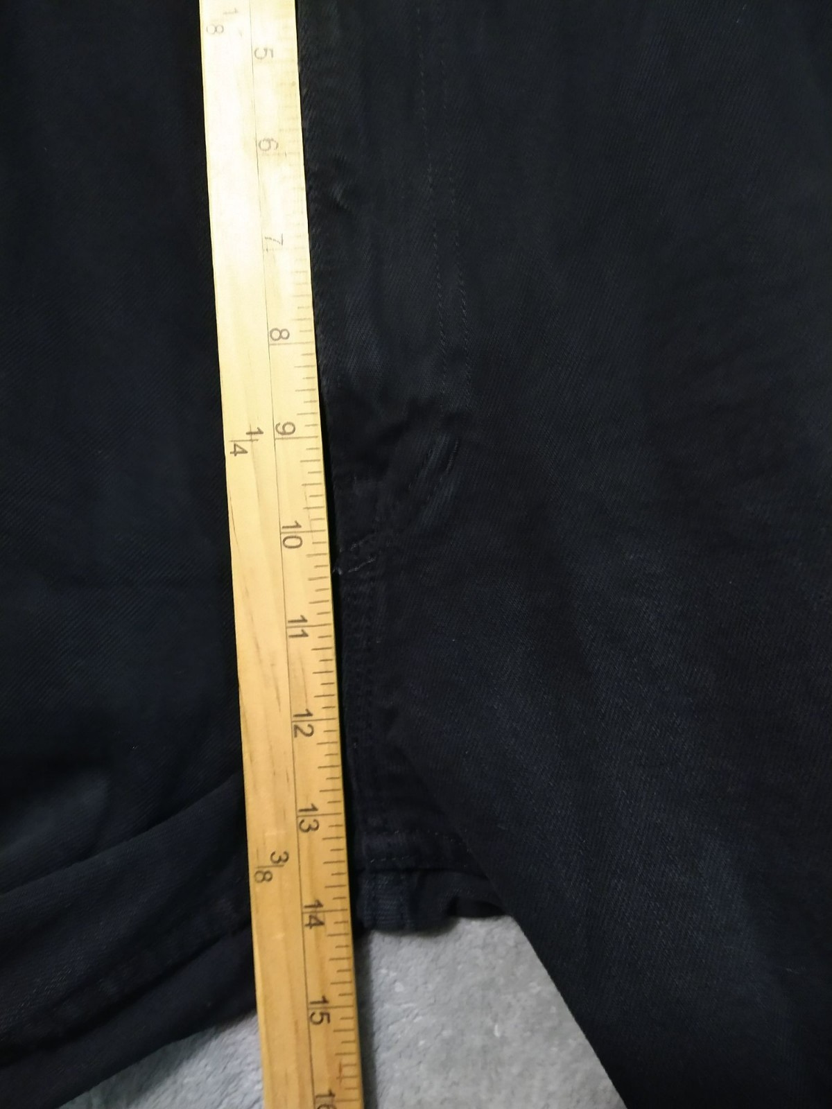 Polo Ralph Lauren Jeans Mens 44x32 Black Denim 867 Classic Fit Straight Leg thumbnail 4