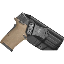 Amberide IWB / OWB KYDEX Holster Fit: Smith & Wesson M&P 9mm Shield EZ /EZ M2.0