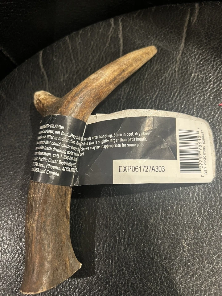 Dentley's Nature's Chews XL Elk Antler Dog Chew - Image 4 of 4