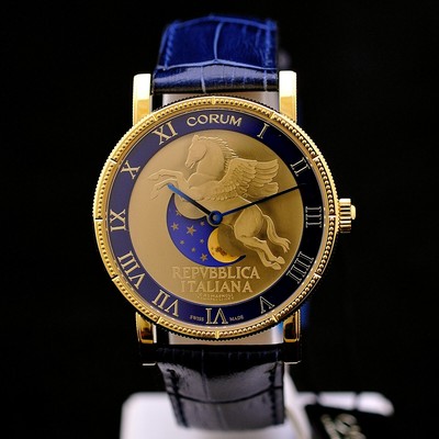 Corum Lunar Pegasus Limited Edition 499 Pieces 18 Carats Gold 1 9/16in New  Box \u0026 | eBay