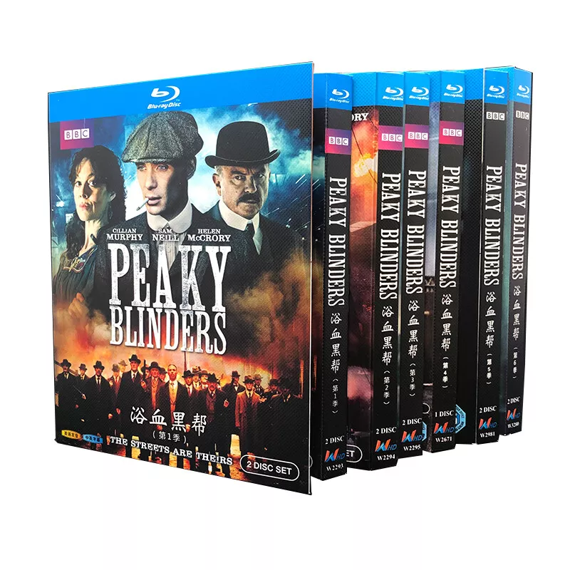 Peaky Blinders Season 1-6 Blu-ray 6 Disc BD TV Series All Region