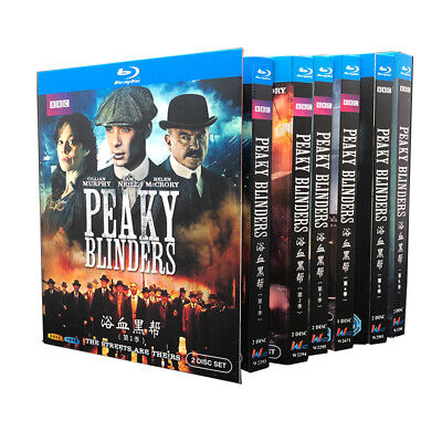 Peaky Blinders Season 1-6 Blu-ray 6 Disc BD TV Series All Region English  Boxed