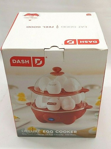 Dash DEC012 Deluxe Egg Cooker - Red, Black or White Choose Color - Picture 1 of 5