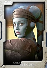 [DIGITAL CARD] Topps Star Wars - Aayla Secura - Women of Star Wars 21 W2 White