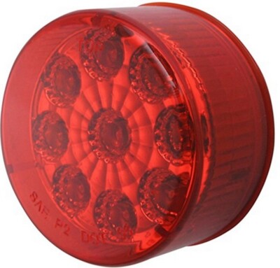 2'' ID Marker, Mirror Flex RED MCL50RB, Grommet Mount, Truck Body lights