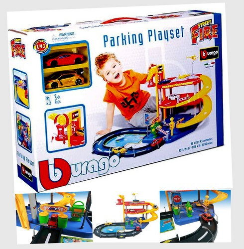 Spielset Parkgarage Spielgarage - Bburago 18-30025 - Parkhaus Spielzeug NEU