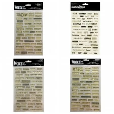 WORDZ CLEAR EPOXY STICKERS DANELLE JOHNSON CREATIVE IMAGINATIONS  BOY GIRL SPORT