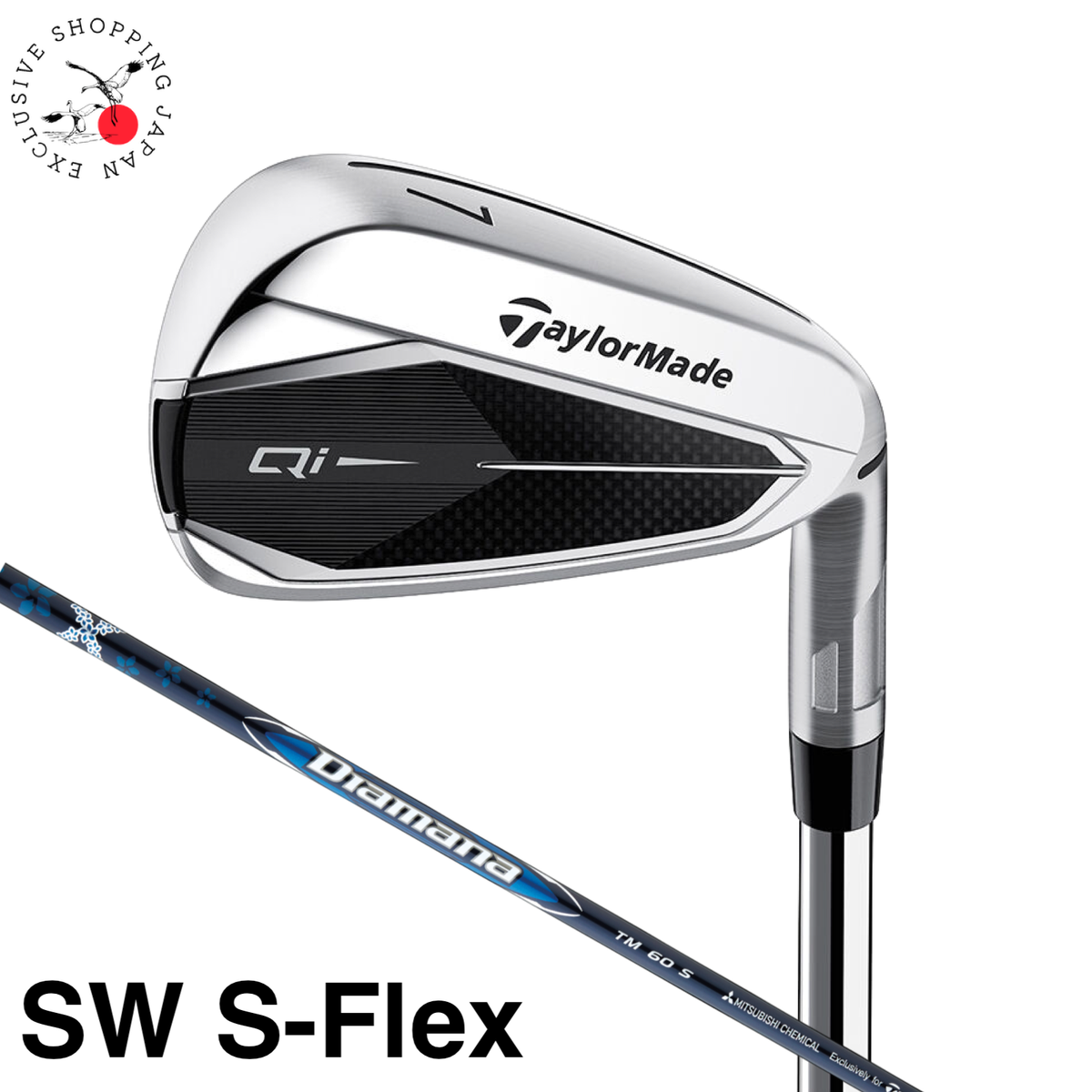 Taylormade Golf Qi Iron Wedge Club SW S Flex Diamana BLUE TM60