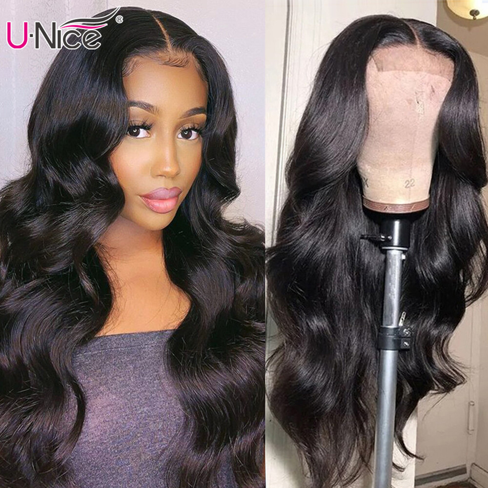 EU laceup cutso 平成 Upgraded 6×5 Glueless Lace Wig Bouncy Water Wave Wig Pre-Cut