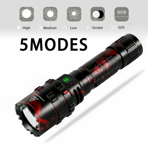2000000 Lúmenes Linterna COB LED USB 5000 Metros Antorcha Táctica Luz de Trabajo - Imagen 10 de 12