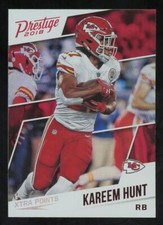 2018 Panini Prestige Kareem Hunt Red Parallel Chiefs Browns #160