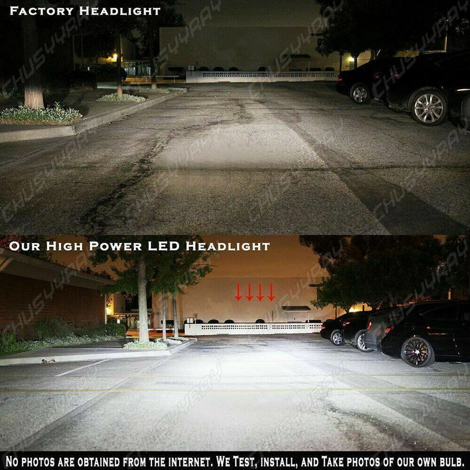 Kit de 4 bombillas de faros LED 9005 9006 de haz alto-bajo para Cadillac Deville 2000-2005 Foto 2 de 4