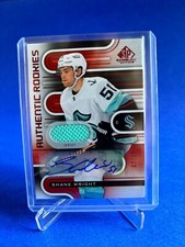 2022-23 UD SP GAME USED SHANE WRIGHT #230 #ed 8/49 ROOKIE AUTO JERSEY RC