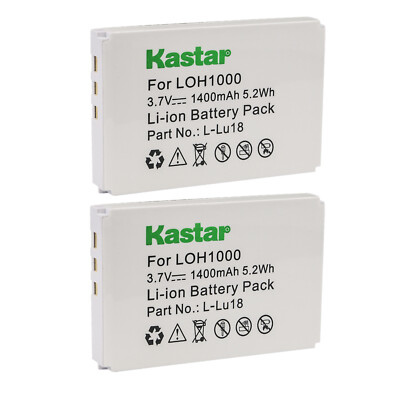 Kastar Battery for Logitech L-LU18  F12440056 K398 190582-0000 Harmony 1000 1100