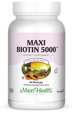 Maxi Health Maxi Biotin 5000 - 60 Maxicaps