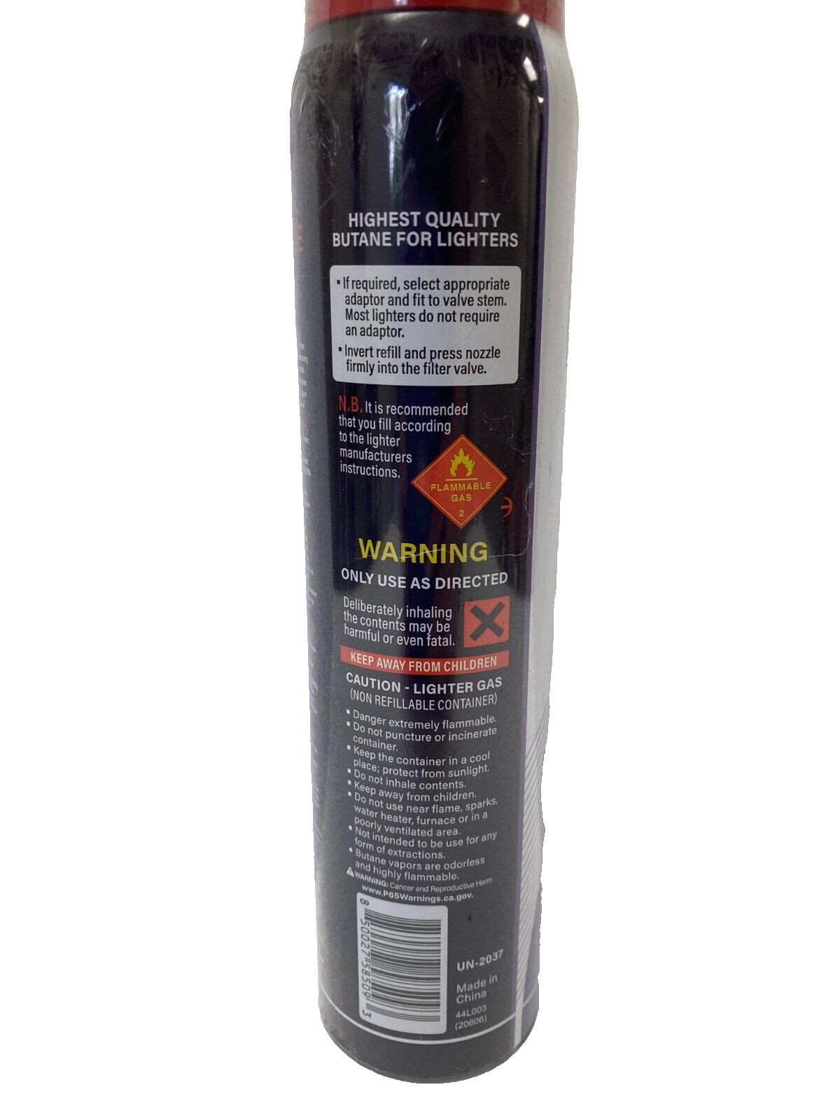 Peaks Comforts Butane Fuel Refill for Torch Lighter 150ml, 3 PACK