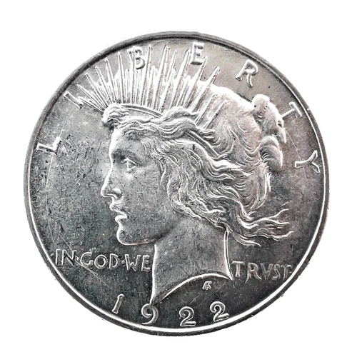 1922-D  Peace Dollar  BU. Uncirculated Mint State 90% Silver $1 US Coin # 340